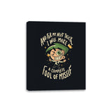 Fool of Myself Trick - Canvas Wraps Canvas Wraps RIPT Apparel 8x10 / Black