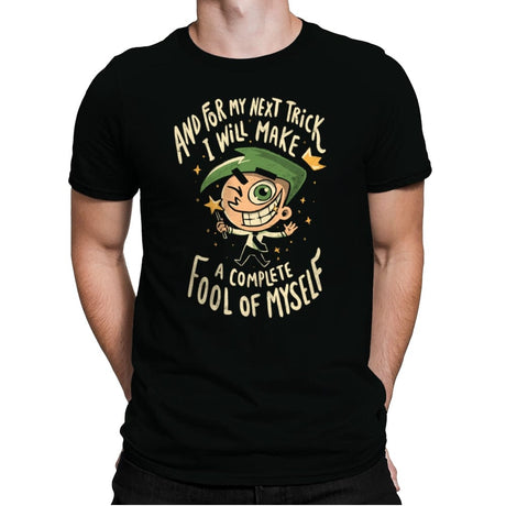 Fool of Myself Trick - Mens Premium T-Shirts RIPT Apparel Small / Black