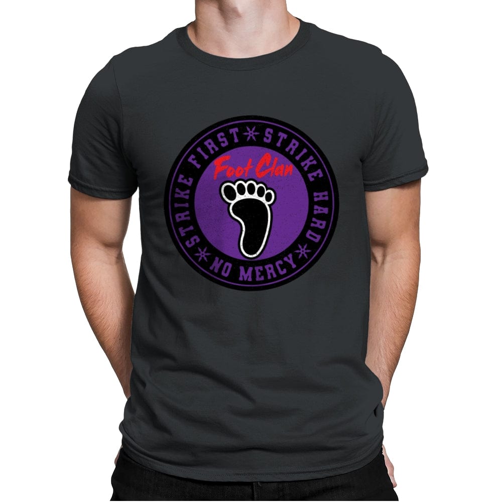 Foot Clan - Mens Premium T-Shirts RIPT Apparel Small / Heavy Metal