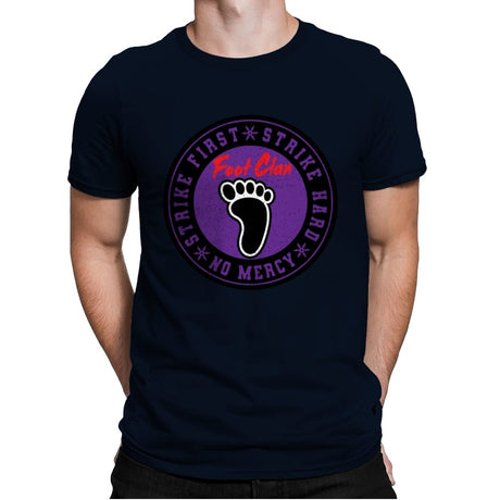 Foot Clan - Mens Premium T-Shirts RIPT Apparel Small / Midnight Navy