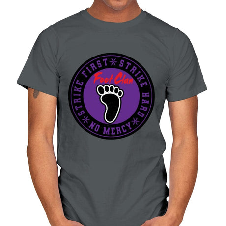 Foot Clan - Mens T-Shirts RIPT Apparel Small / Charcoal