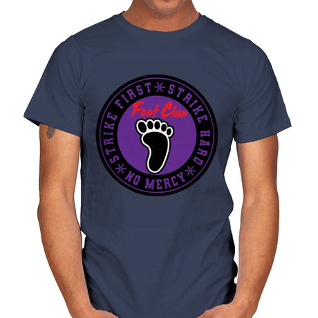 Foot Clan - Mens T-Shirts RIPT Apparel Small / Navy