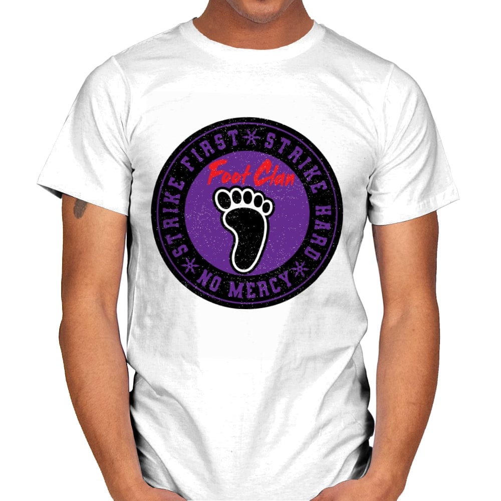 Foot Clan - Mens T-Shirts RIPT Apparel Small / White