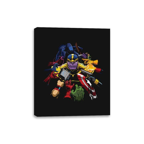 For a Drop of Blood - Canvas Wraps Canvas Wraps RIPT Apparel 8x10 / Black