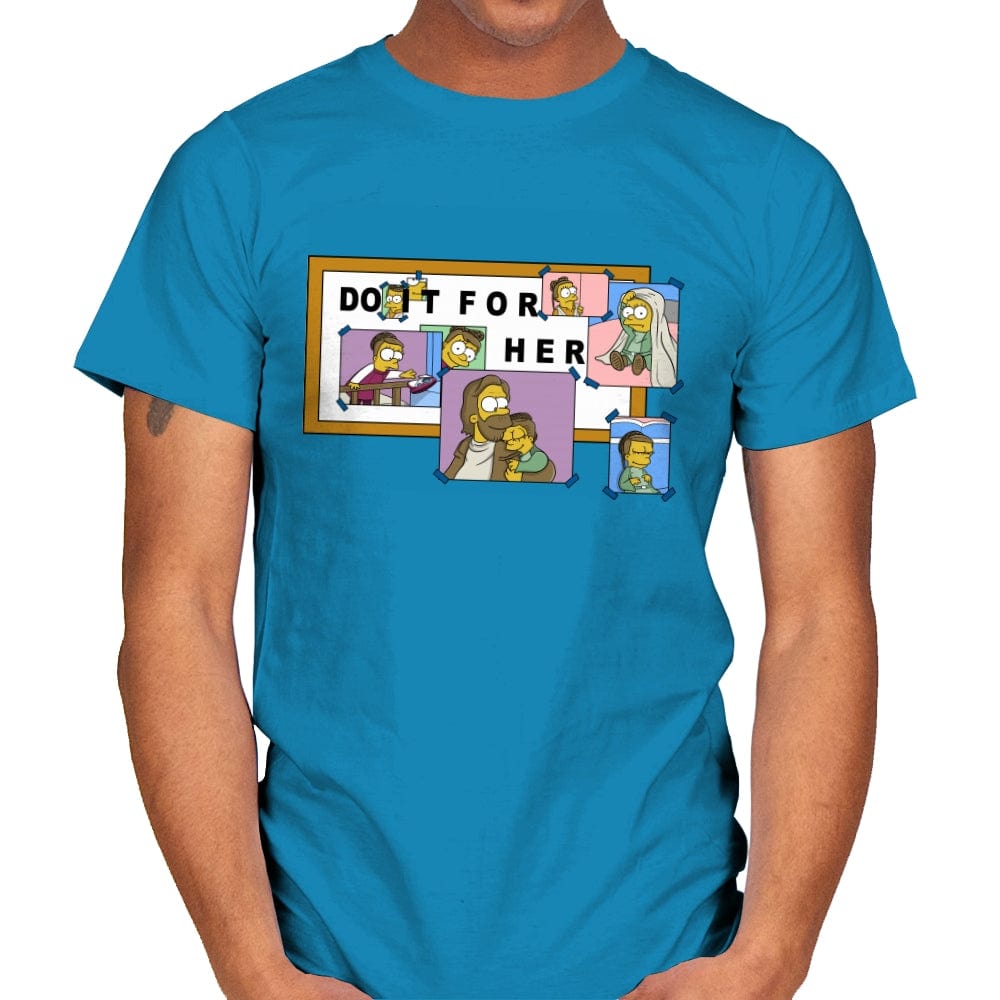 For Her - Mens T-Shirts RIPT Apparel Small / Sapphire