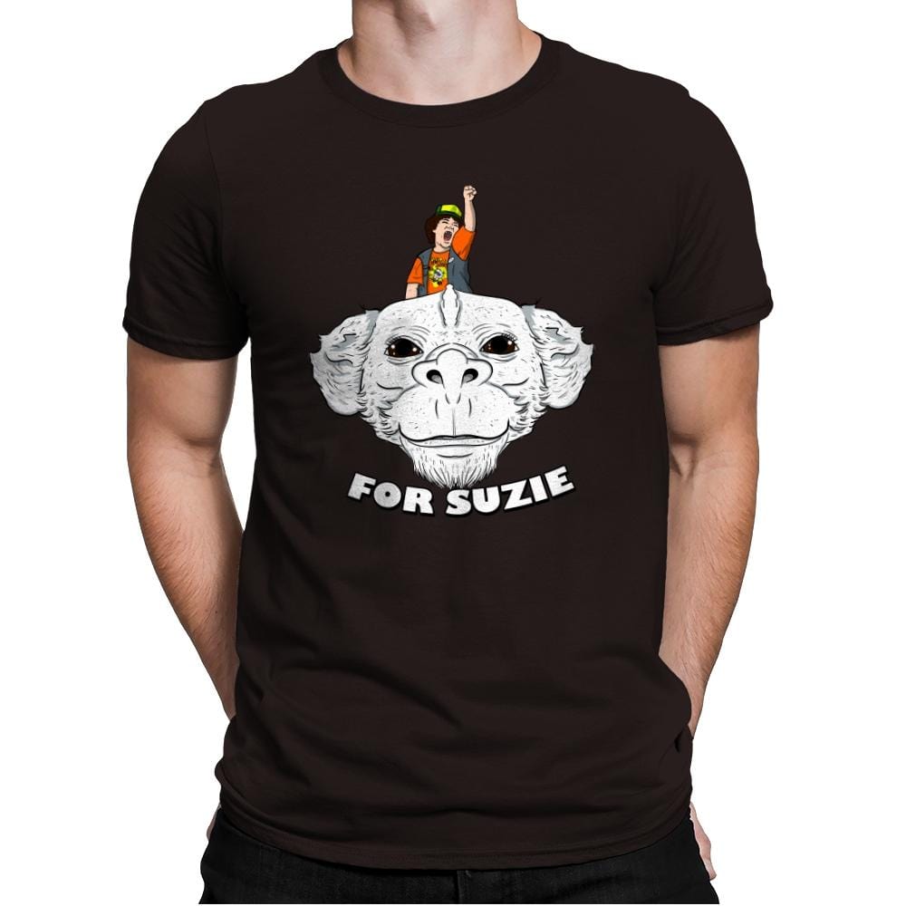 For Suzie - Mens Premium T-Shirts RIPT Apparel Small / Dark Chocolate