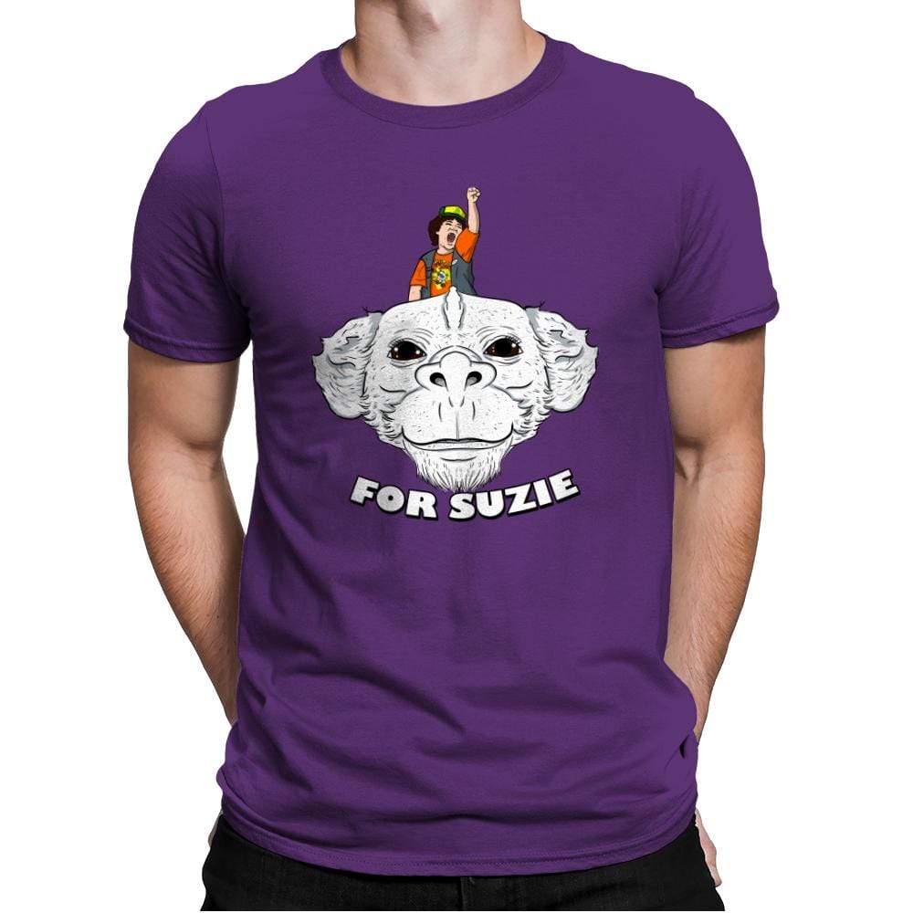 For Suzie - Mens Premium T-Shirts RIPT Apparel Small / Purple Rush