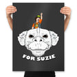 For Suzie - Prints Posters RIPT Apparel 18x24 / Charcoal