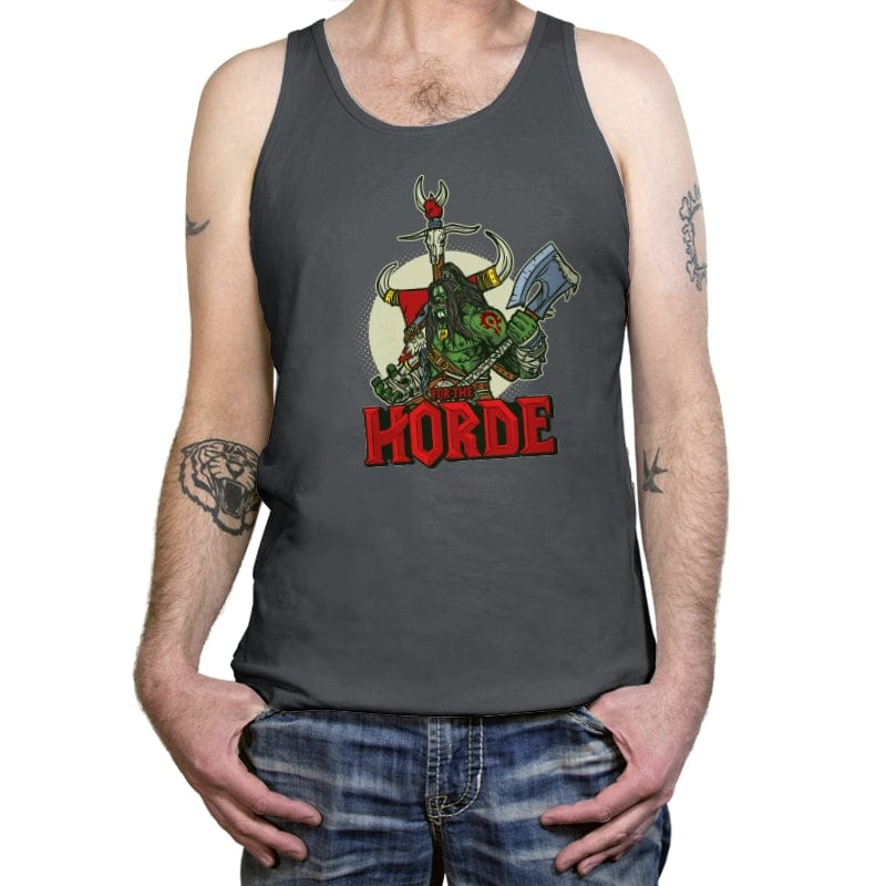 For the Horde - Tanktop Tanktop RIPT Apparel X-Small / Asphalt