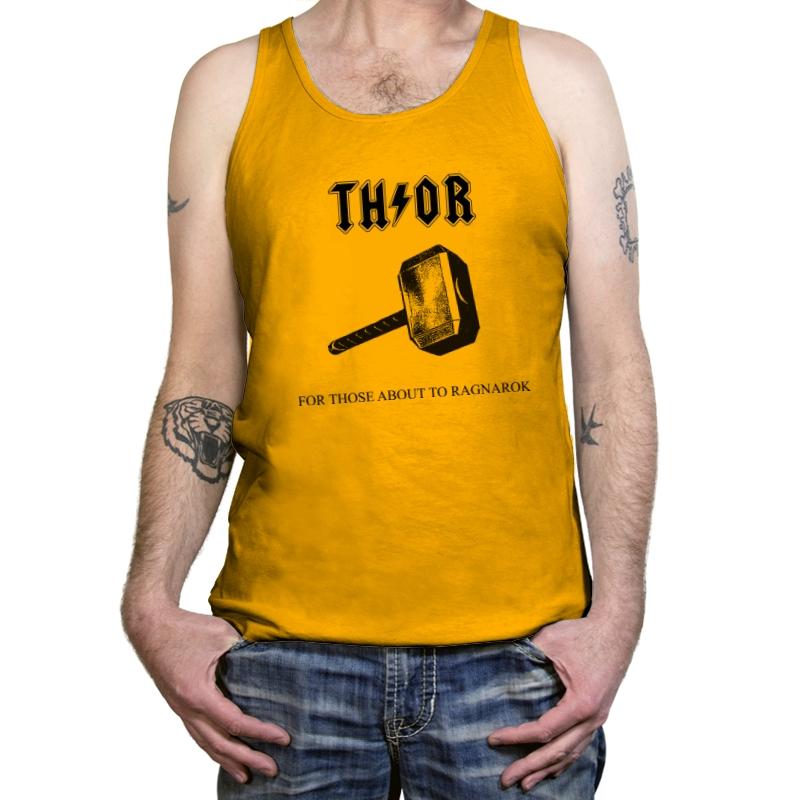 For those about to Ragnarok - Tanktop Tanktop RIPT Apparel X-Small / Gold