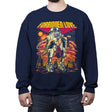Forbidden Love - Anytime - Crew Neck Sweatshirt Crew Neck Sweatshirt RIPT Apparel Small / Navy