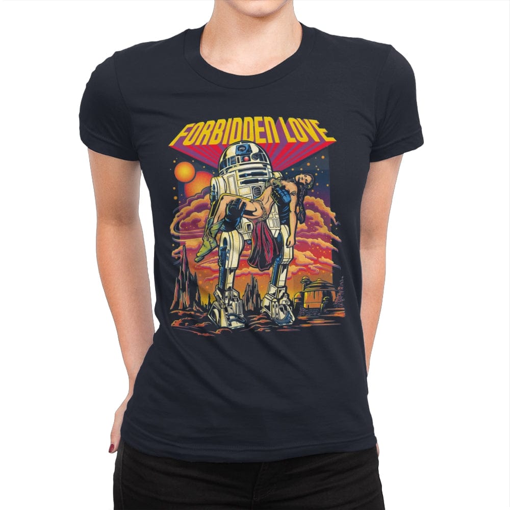 Forbidden Love - Anytime - Womens Premium T-Shirts RIPT Apparel Small / Midnight Navy