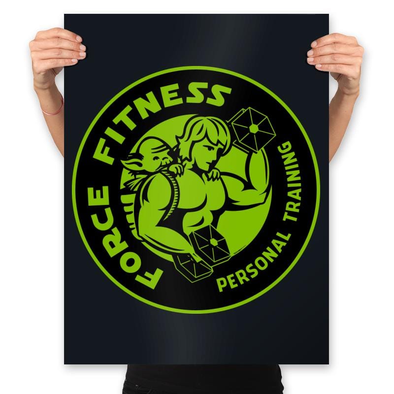 Force Fitness - Prints Posters RIPT Apparel 18x24 / Black