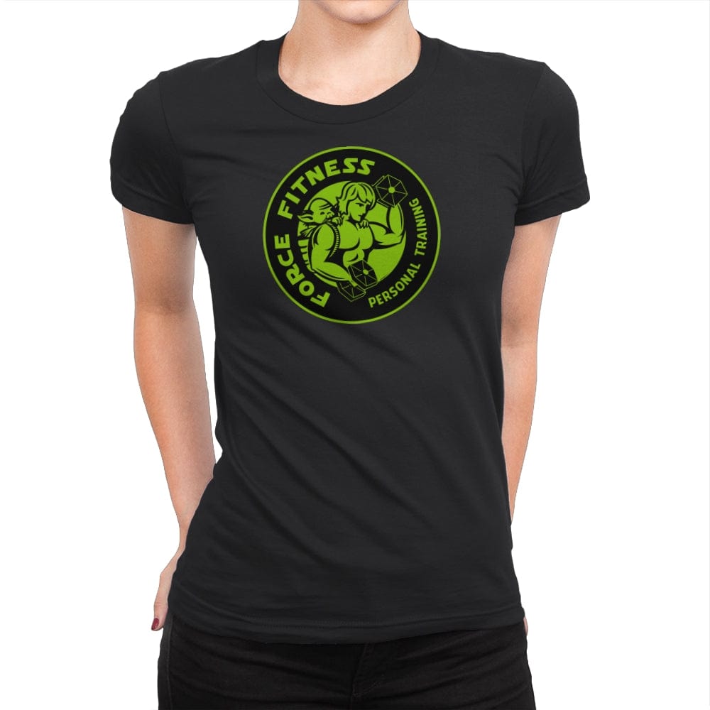 Force Fitness - Womens Premium T-Shirts RIPT Apparel Small / Black