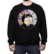 Forced Look! - Crew Neck Sweatshirt Crew Neck Sweatshirt RIPT Apparel Small / Black