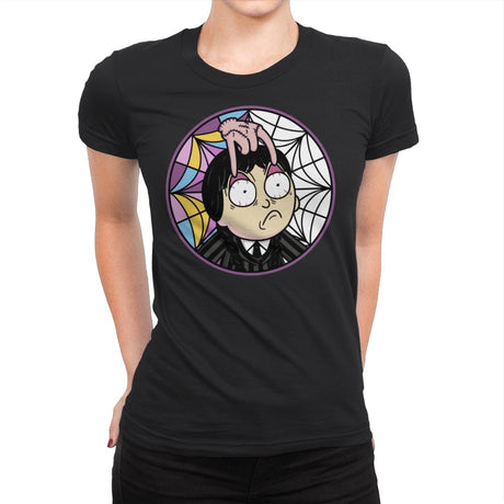 Forced Look! - Womens Premium T-Shirts RIPT Apparel Small / Black