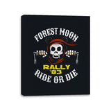 Forest Moon Rally 83 - Canvas Wraps Canvas Wraps RIPT Apparel 11x14 / Black