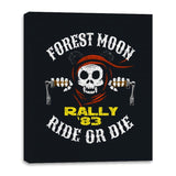 Forest Moon Rally 83 - Canvas Wraps Canvas Wraps RIPT Apparel 16x20 / Black