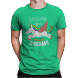 Forever Follow Your Dreams - Mens Premium T-Shirts RIPT Apparel Small / Kelly Green