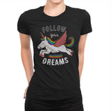 Forever Follow Your Dreams - Womens Premium T-Shirts RIPT Apparel Small / Black