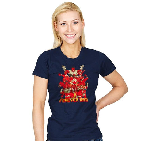 Forever Rad - Womens T-Shirts RIPT Apparel Small / Navy