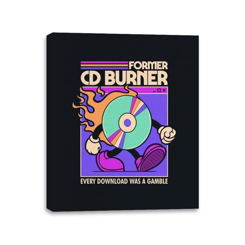 Former Cd Burner - Canvas Wraps Canvas Wraps RIPT Apparel 11x14 / Black