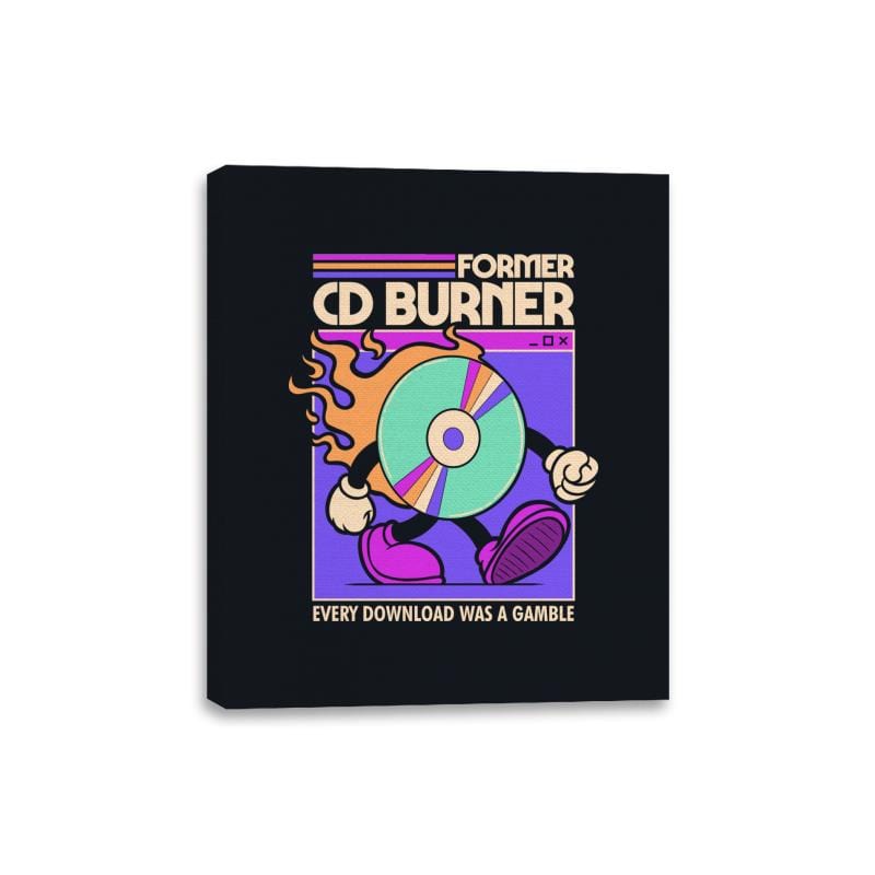 Former Cd Burner - Canvas Wraps Canvas Wraps RIPT Apparel 8x10 / Black