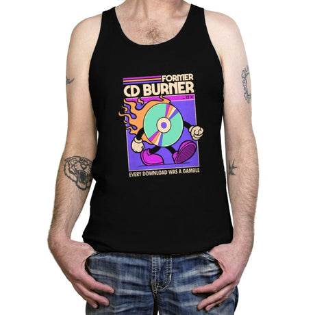 Former Cd Burner - Tanktop Tanktop RIPT Apparel X-Small / Black