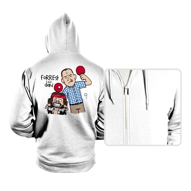 Forrest and Dan! - Hoodies Hoodies RIPT Apparel Small / White