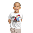 Forrest and Dan! - Youth T-Shirts RIPT Apparel X-small / White