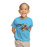 Fort Night - Youth T-Shirts RIPT Apparel X-small / Light blue