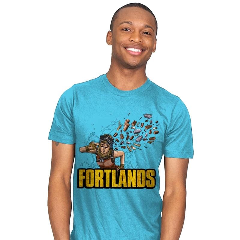 Fortlands - Mens T-Shirts RIPT Apparel Small / Aqua