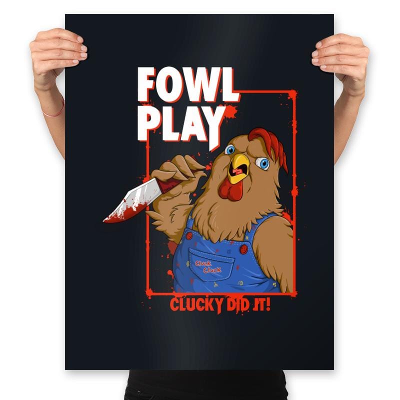 Fowl Play - Prints Posters RIPT Apparel 18x24 / Black