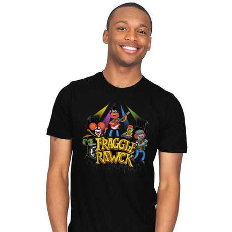 Fraggle Rawk - Mens T-Shirts RIPT Apparel Small / Black