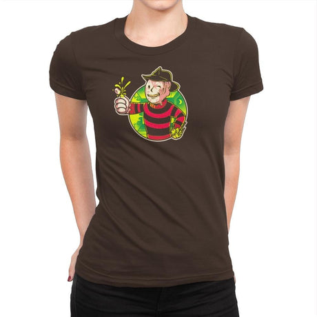 Freddy Boy - Womens Premium T-Shirts RIPT Apparel Small / Dark Chocolate