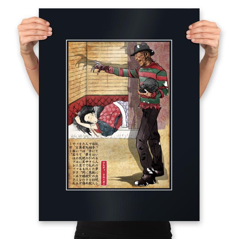 Freddy in Japan - Prints Posters RIPT Apparel 18x24 / Black