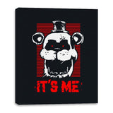 Freddy is Here - Canvas Wraps Canvas Wraps RIPT Apparel 16x20 / Black