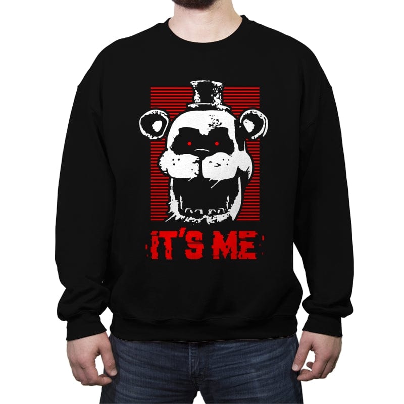Freddy is Here - Crew Neck Sweatshirt Crew Neck Sweatshirt RIPT Apparel Small / Black