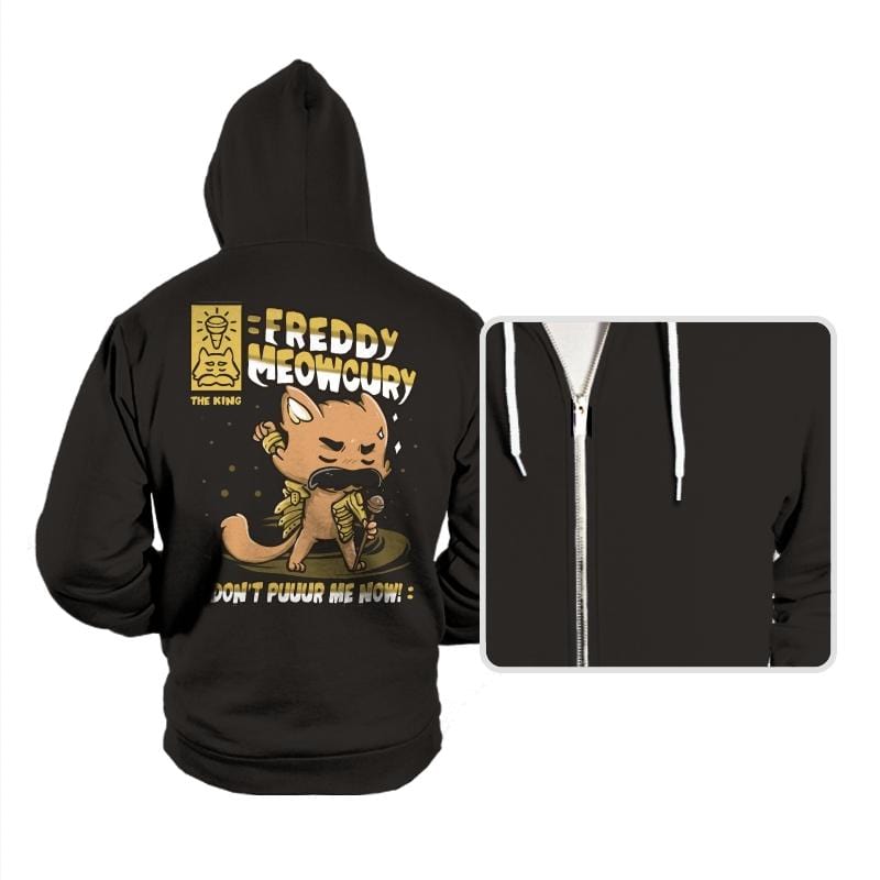 Freddy Meowcury - Hoodies Hoodies RIPT Apparel Small / Black