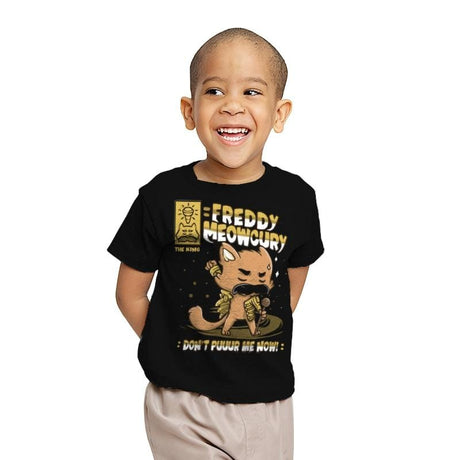 Freddy Meowcury - Youth T-Shirts RIPT Apparel