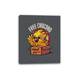 Free Chocobo - Canvas Wraps Canvas Wraps RIPT Apparel 8x10 / Charcoal