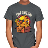 Free Chocobo - Mens T-Shirts RIPT Apparel Small / Charcoal