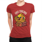 Free Chocobo - Womens Premium T-Shirts RIPT Apparel Small / Red