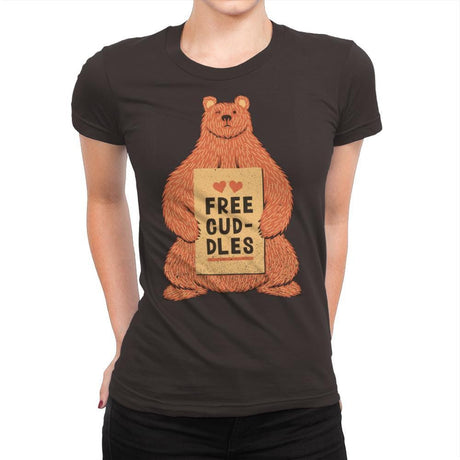 Free Cuddles - Womens Premium T-Shirts RIPT Apparel