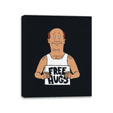 Free Hugs - Canvas Wraps Canvas Wraps RIPT Apparel 11x14 / Black