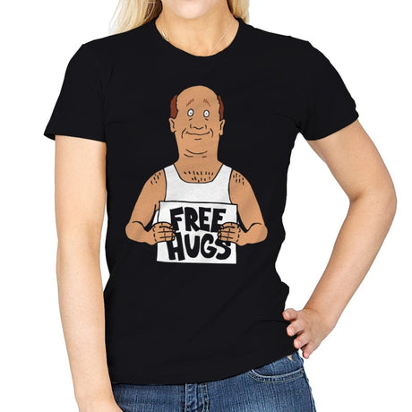Free Hugs - Womens T-Shirts RIPT Apparel Small / Black