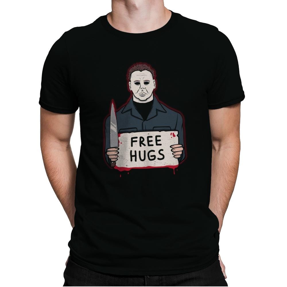 Free Hugs Yay - Mens Premium T-Shirts RIPT Apparel Small / Black
