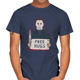 Free Hugs Yay - Mens T-Shirts RIPT Apparel Small / Navy
