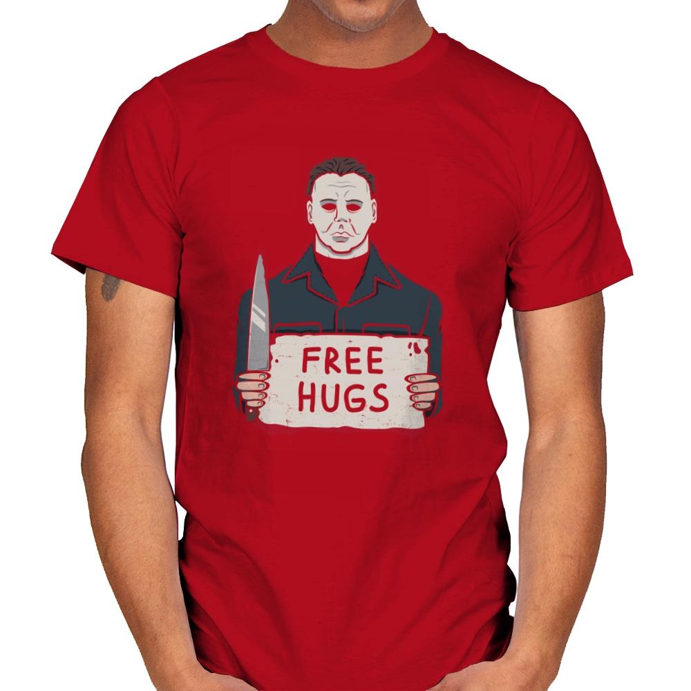 Free Hugs Yay - Mens T-Shirts RIPT Apparel Small / Red