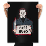 Free Hugs Yay - Prints Posters RIPT Apparel 18x24 / Black